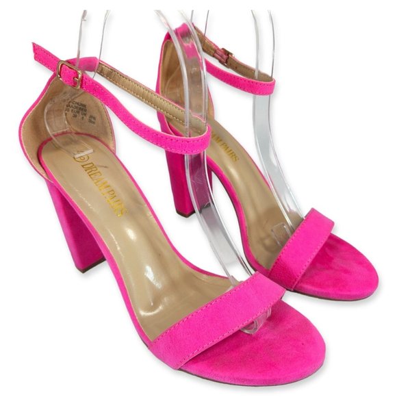 Dream Pairs Womens High Chunky Heel Sandals Ankle Strap Open Toe Party Shoes 8 - Picture 3 of 10